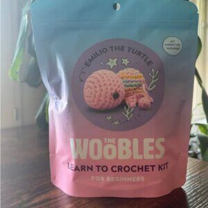 *Rare* The Woobles Original Pastel Emilio the Turtle Crochet Kit (Sold Out)